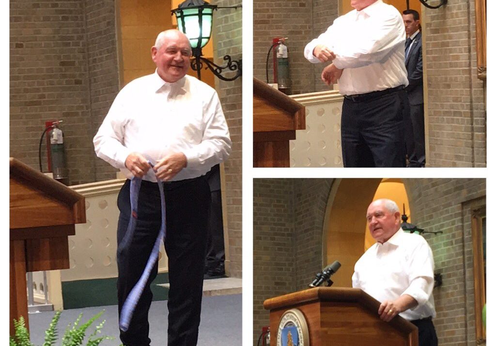 USDA Secretary Perdue ready to go to work