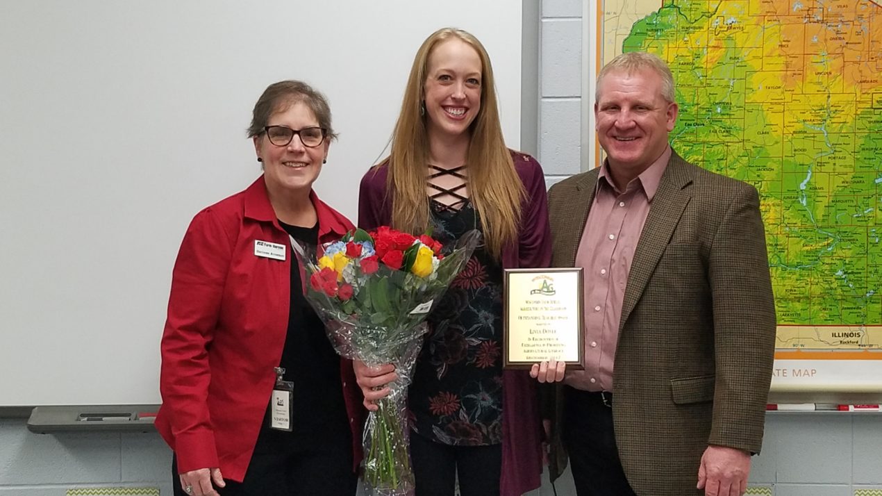 Livia Doyle Named Outstanding Teacher By Ag In The Classroom