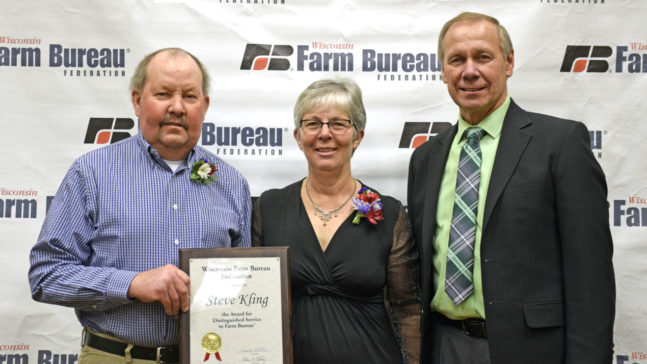 Kling Awarded Wisconsin Farm Bureau Federation’s Highest Honor