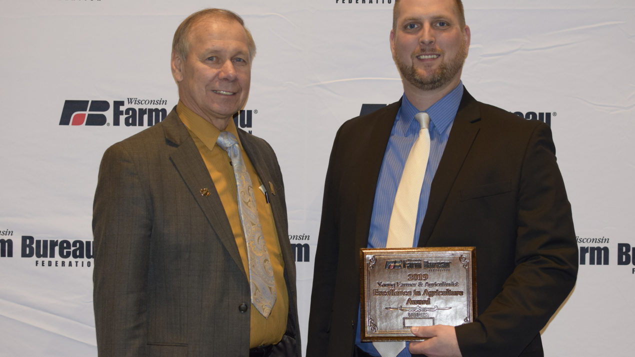 Ben Huber Wins Farm Bureau’s Excellence in Agriculture Award