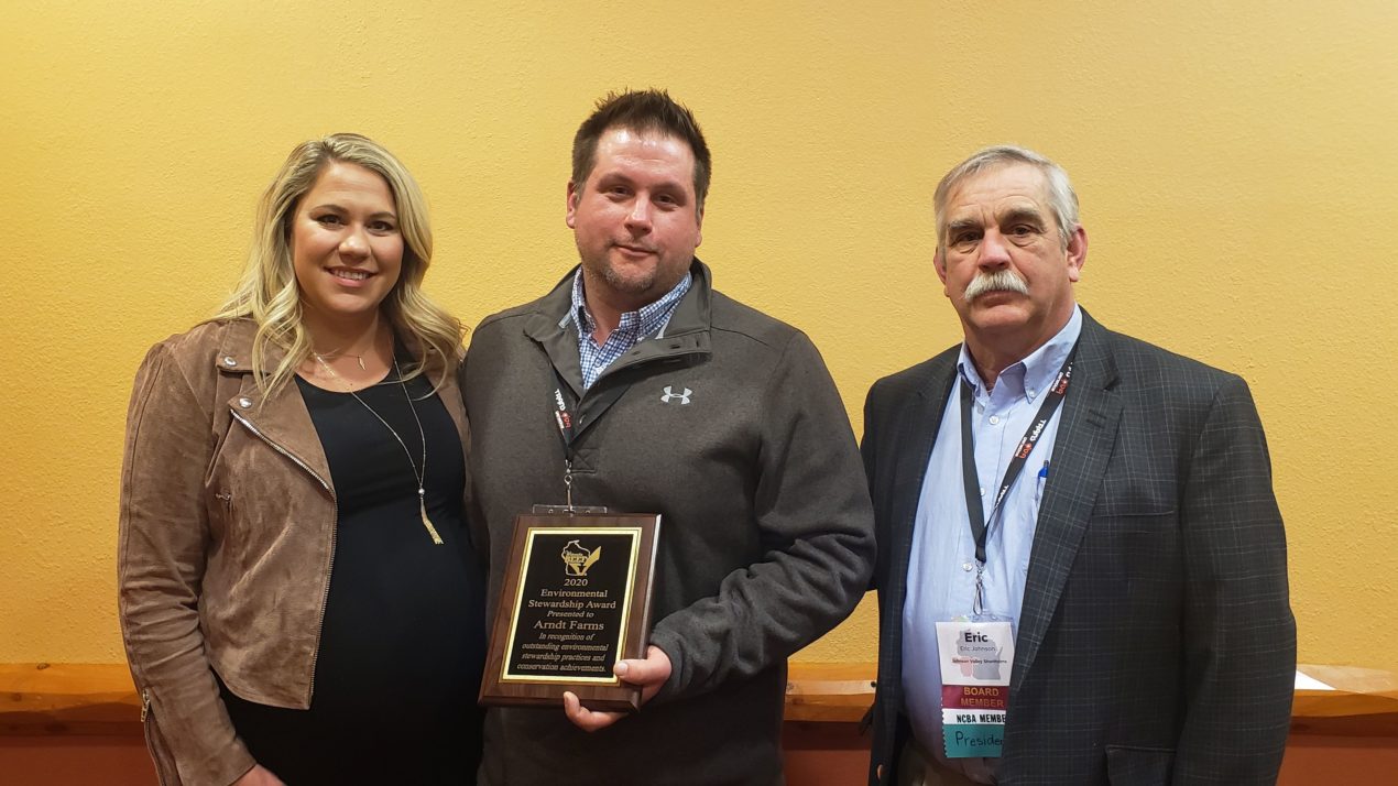 It’s The Way He Was Taught.  Arndt Farms Gets Environmental Stewardship Award