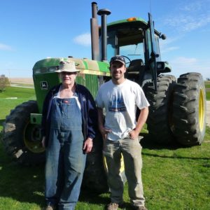 Young farmer returns with new ideas for family farm fields
