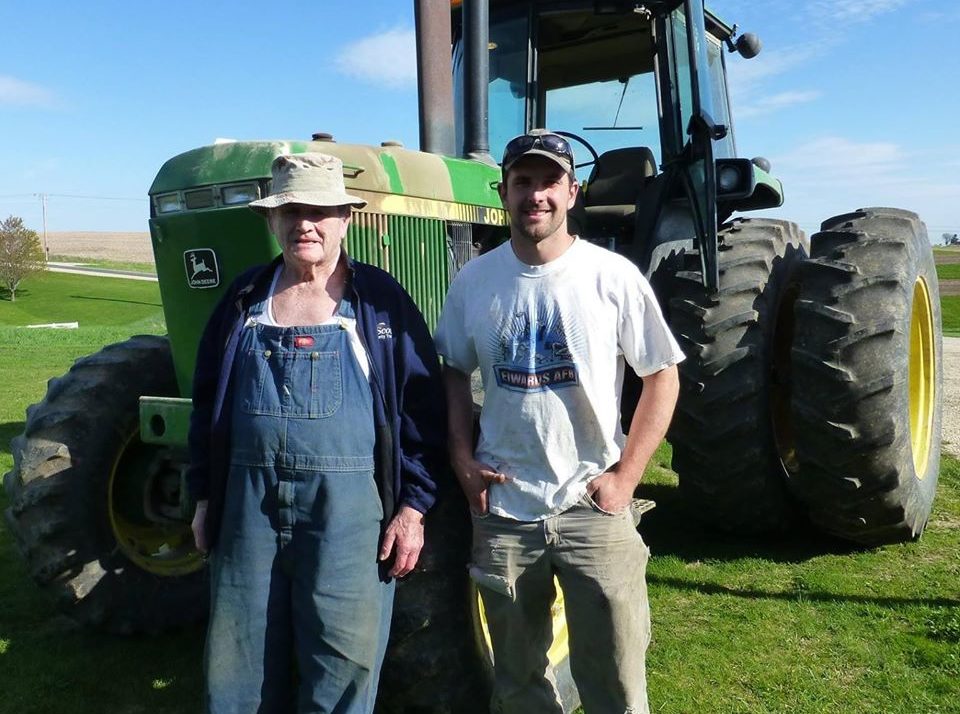 Young farmer returns with new ideas for family farm fields