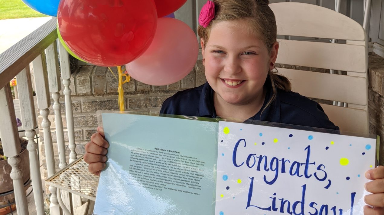 Chilton Student Wins Ag in the Classroom Essay Contest