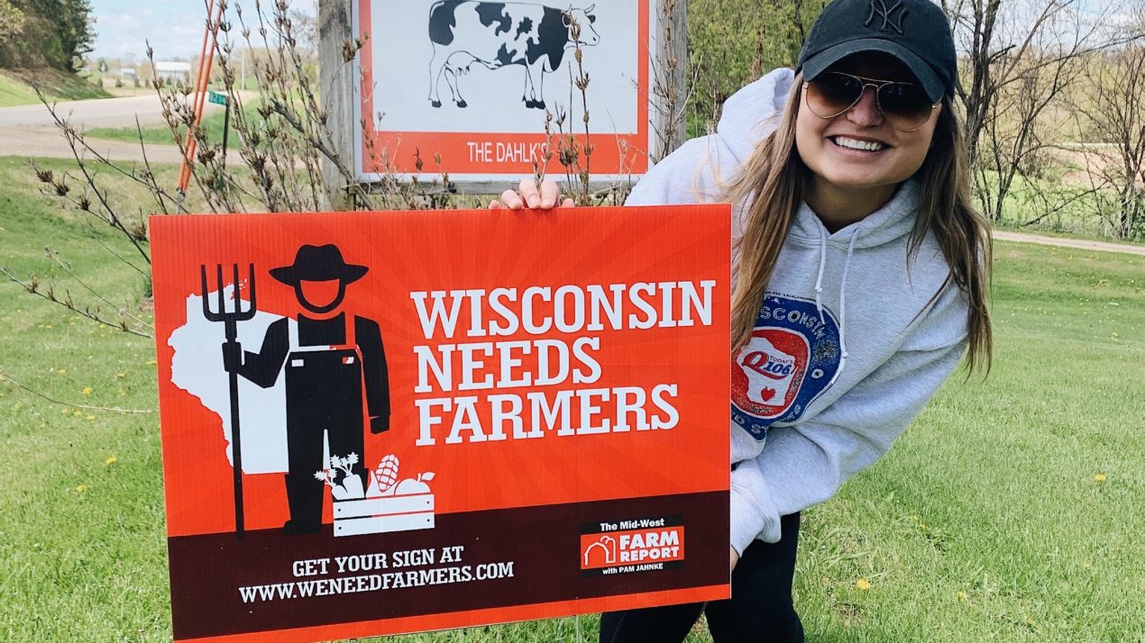 Support Dairy Farmers Yard Sign Farmer Foto Collecti