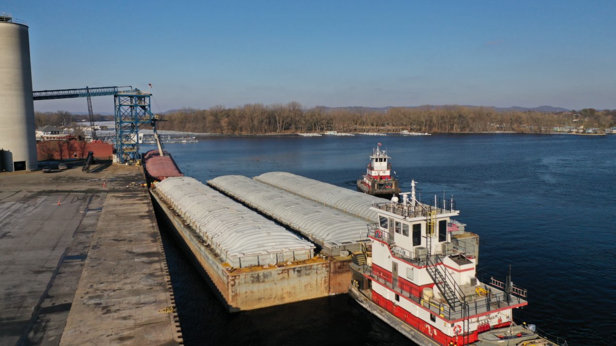 River levels allow favorable barge movement compared to 2019