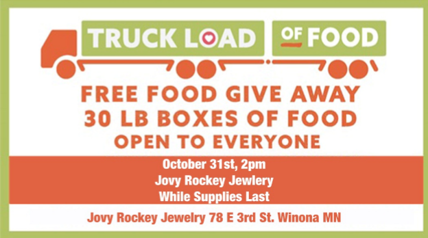 “Truckload of Food” event treats families with free food boxes this Halloween