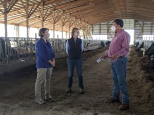 Senators Klobuchar and Baldwin discuss rural economy on Stoddard Farm