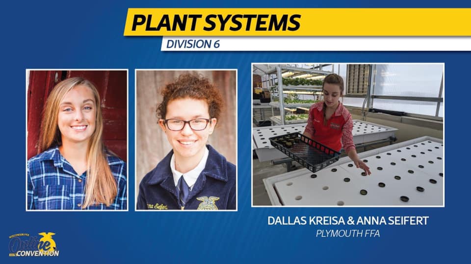Plymouth FFA Members Named Finalists for National Agriscience Fair