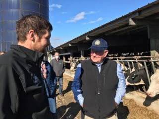 Perdue Visits Cedar Grove Dairy for Farmer Town Hall