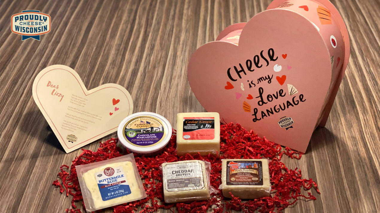 Wisconsin Cheese Launches Personalized Heart Shaped Boxes of Cheese