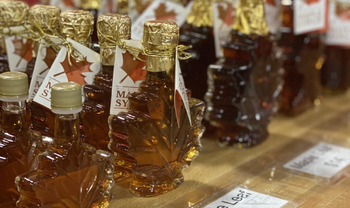 Maple Syrup Slightly Down