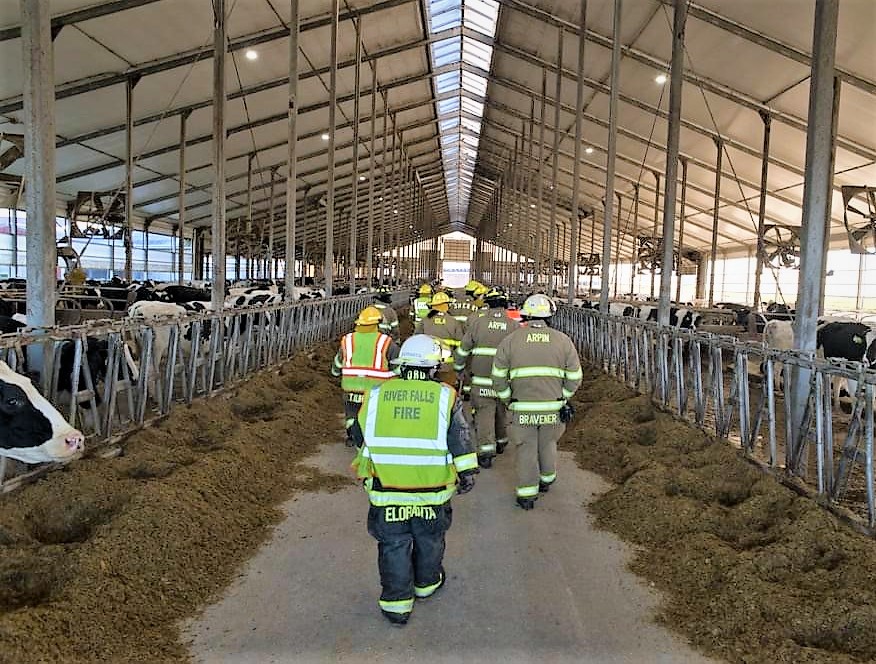 Farmers and Firemen Work Together