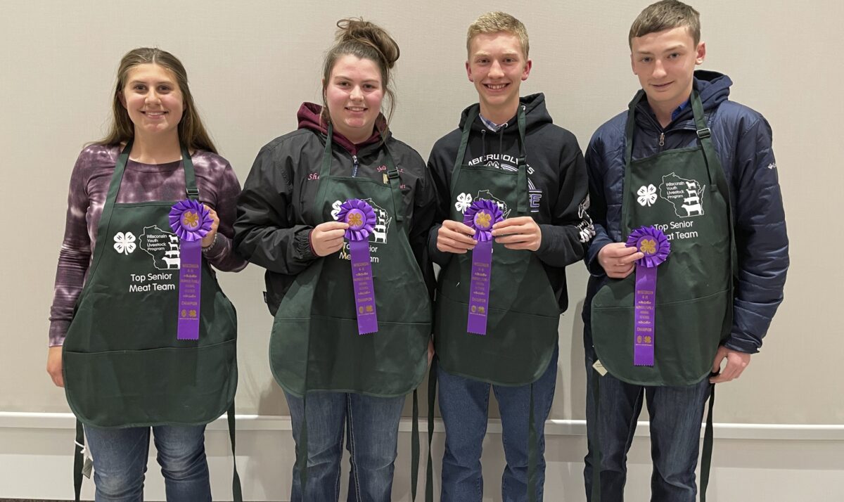 Grant County Tops State 4-H Meats Judging