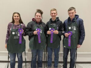 Grant County Tops State 4-H Meats Judging