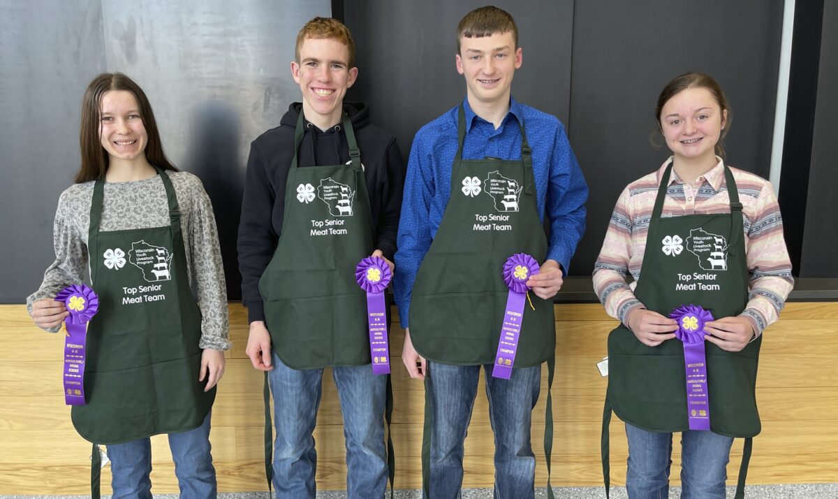 Grant County Teams Top 4-H Meat Judging