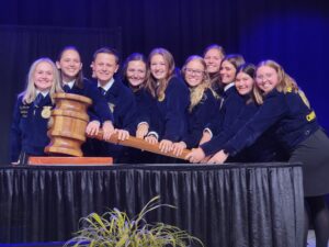 New State FFA Officers Begin Service