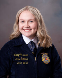 Mary Schrieber Elected State FFA President