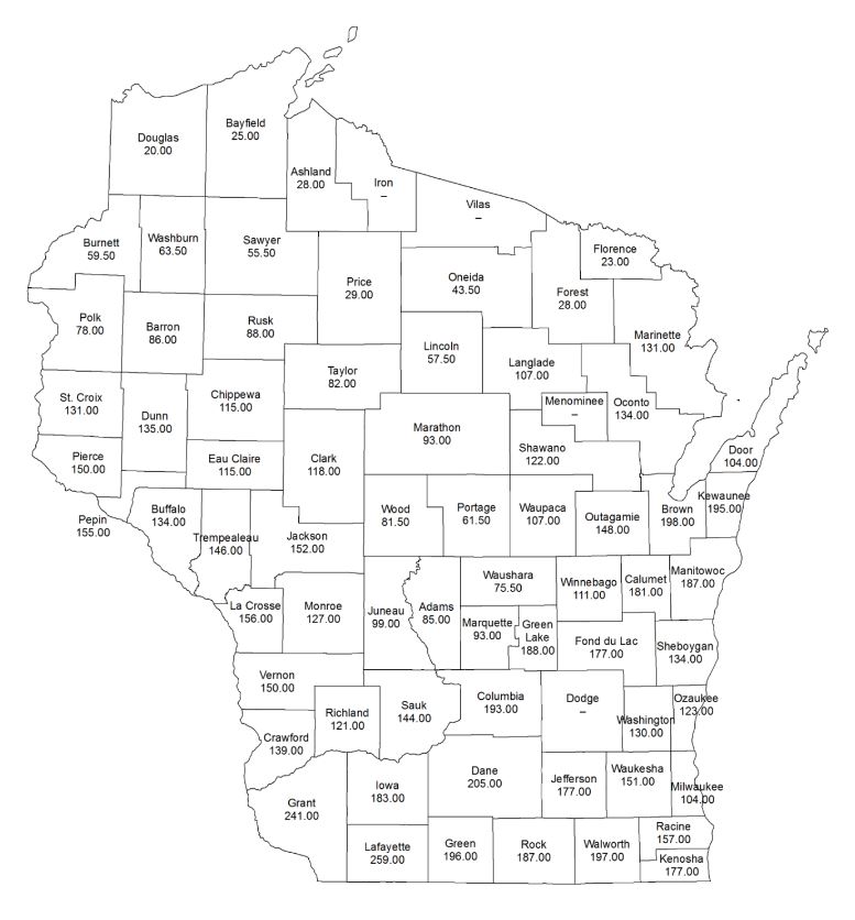 A Look At Cropland Rent By County The Farm