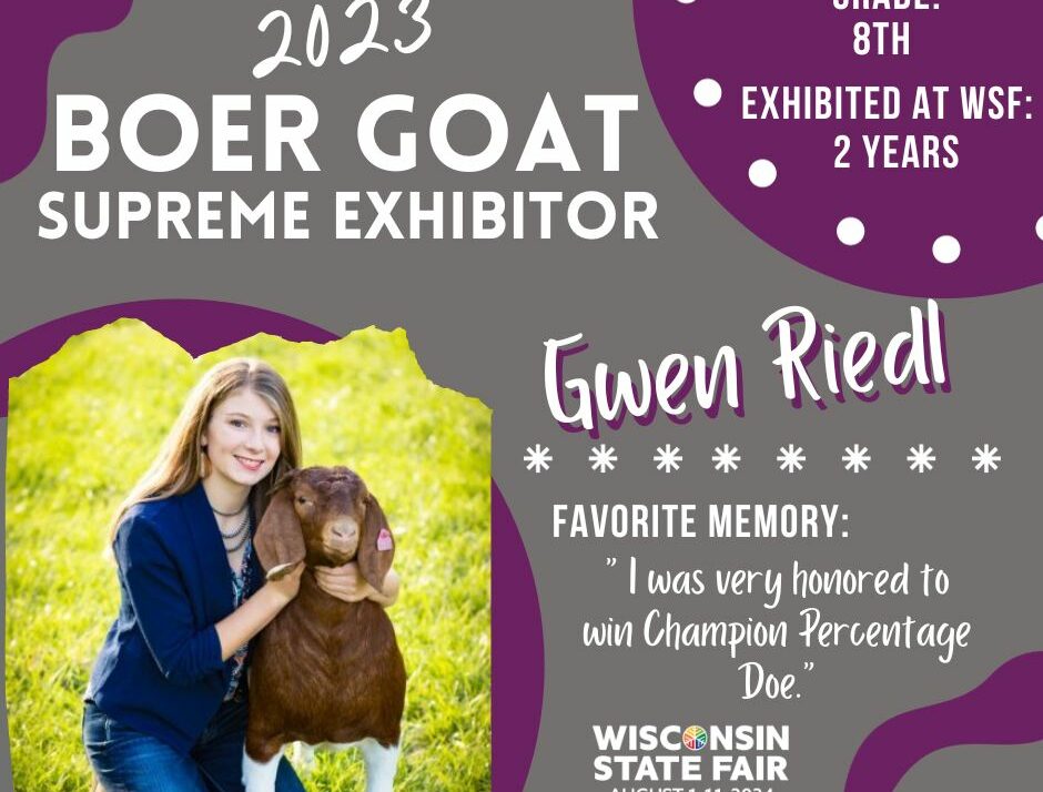 Riedl The Boer Goat Supreme Exhibitor