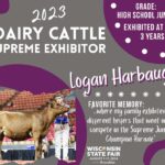 Logan Harbaugh -2023 Dairy Cattle Supreme Exhibitor