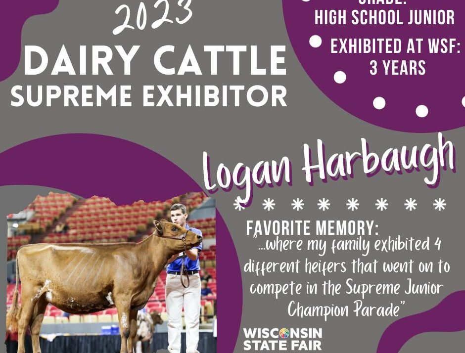 Harbaugh Selected As Supreme Dairy Exhibitor