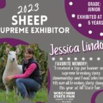 Jessica Lindow - 2023 Supreme Sheep Exhibitor