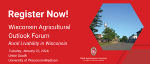 Register Now For WI Ag Outlook Forum
