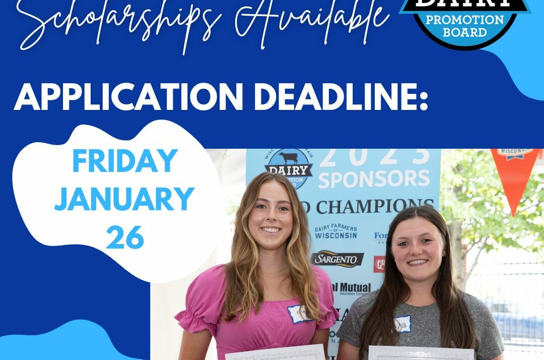 Dairy Promotion Board Scholarships Available