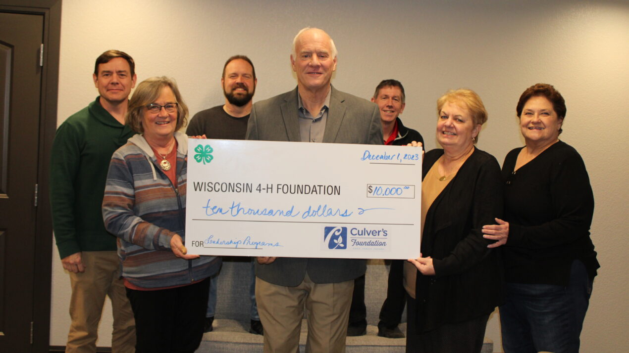 Culver’s Foundation Recognized By 4-H