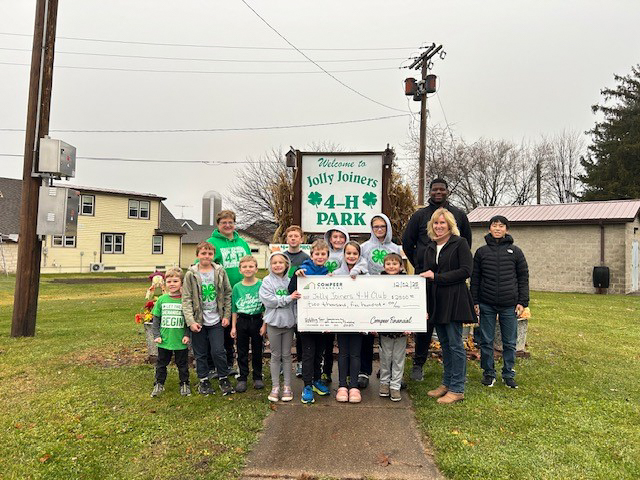 Jolly Joiners 4-H Club Receives $2,500